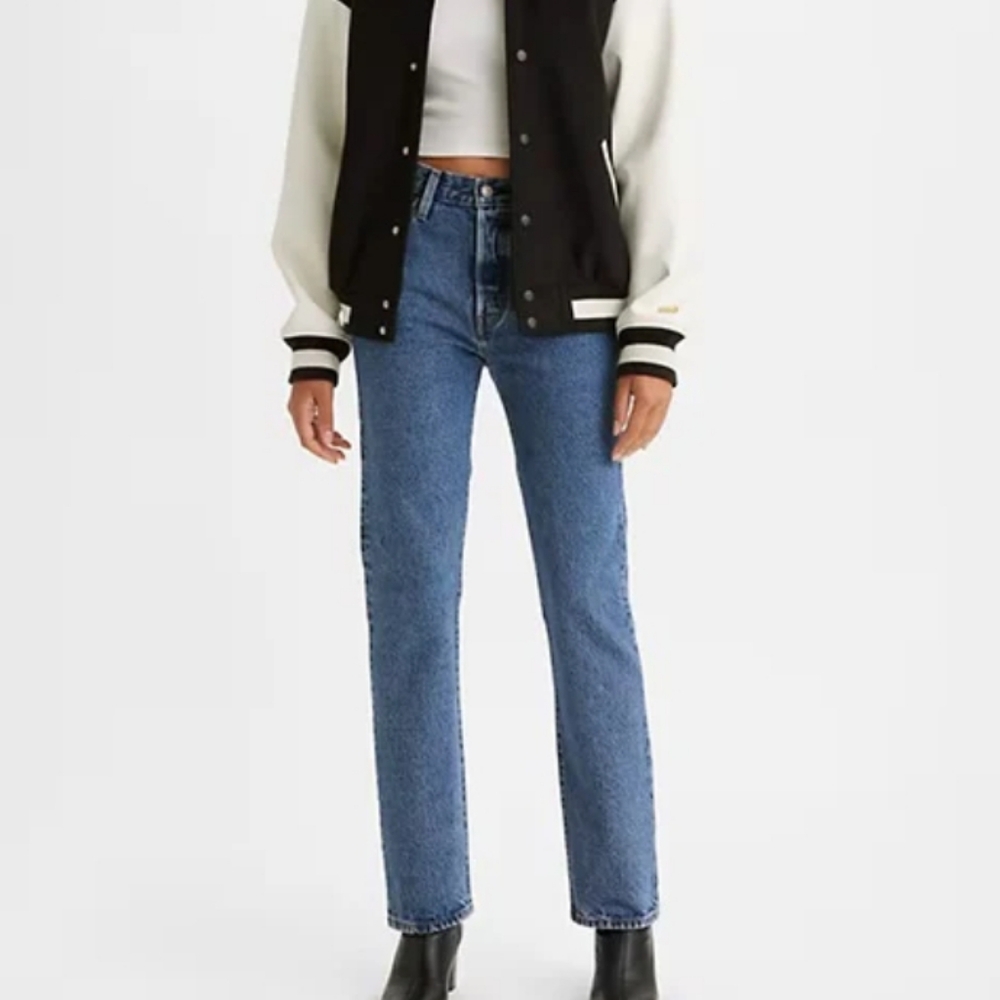Levi's Blue Straight Leg Jeans